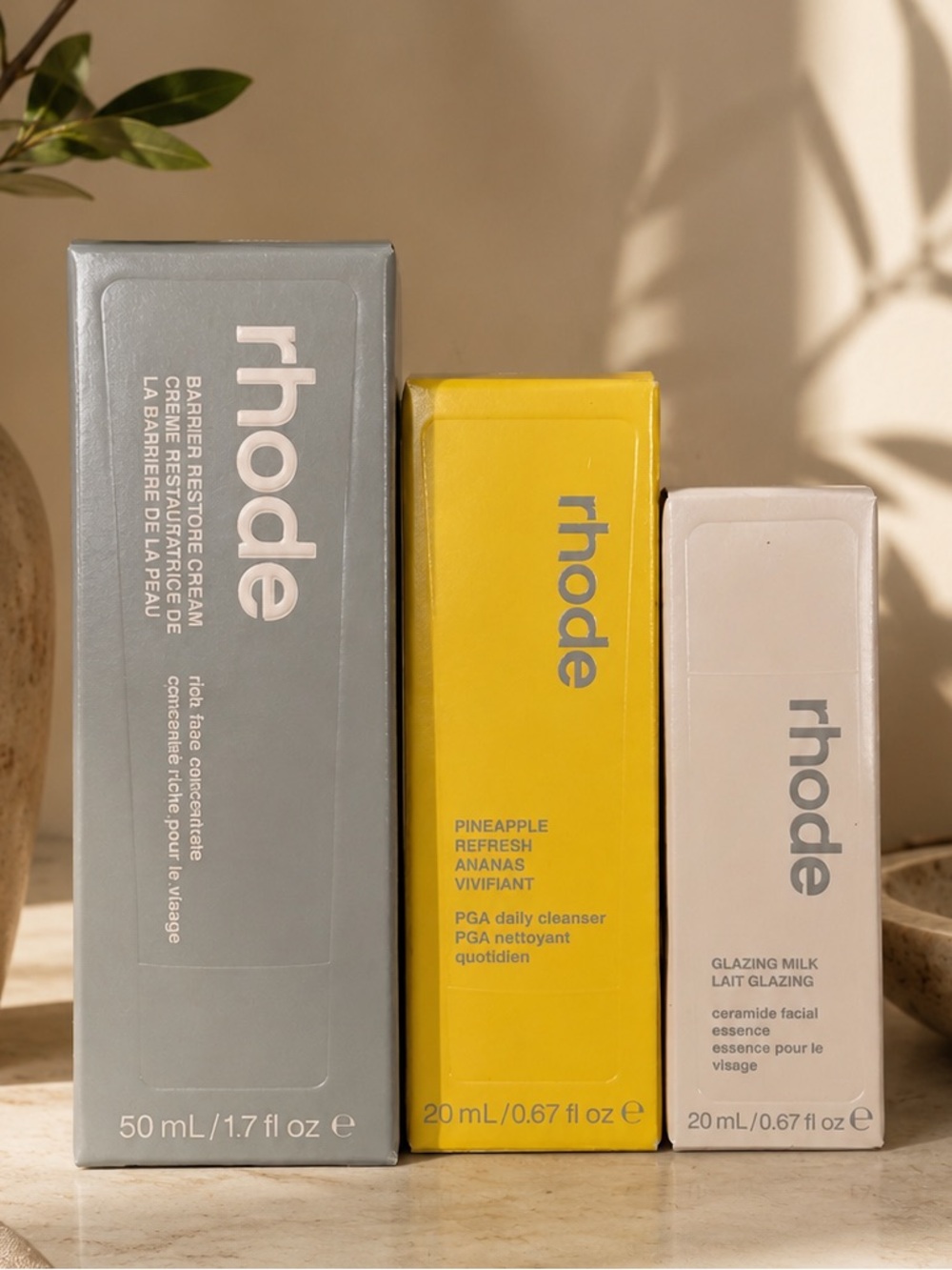 NIB rhode skincare bundle (3 products)